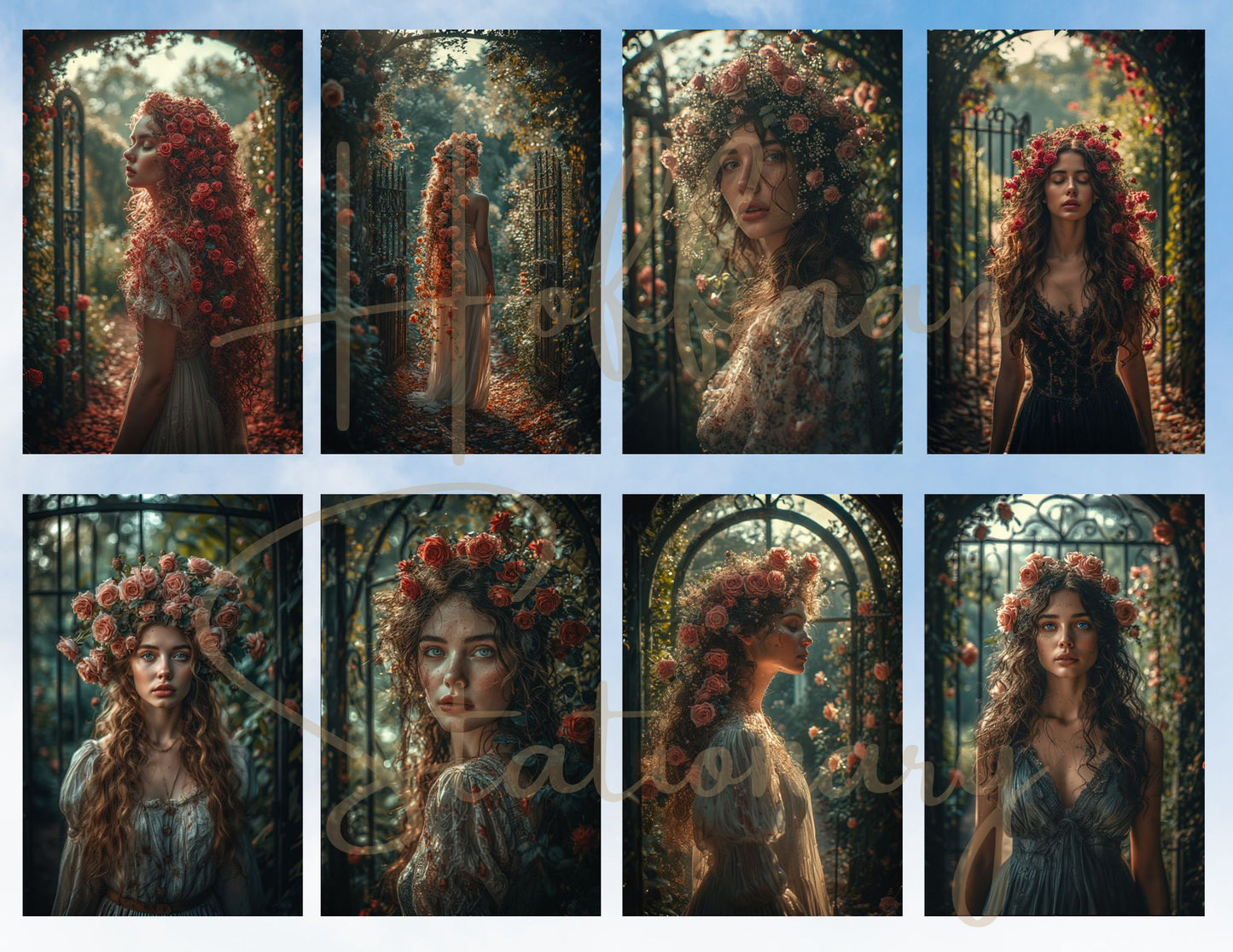 Floral Ladies – Printable Digital Art