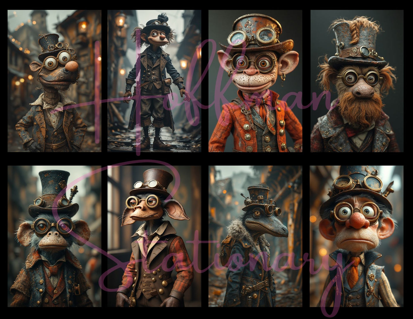 Steampunk Misfits - Digital Images
