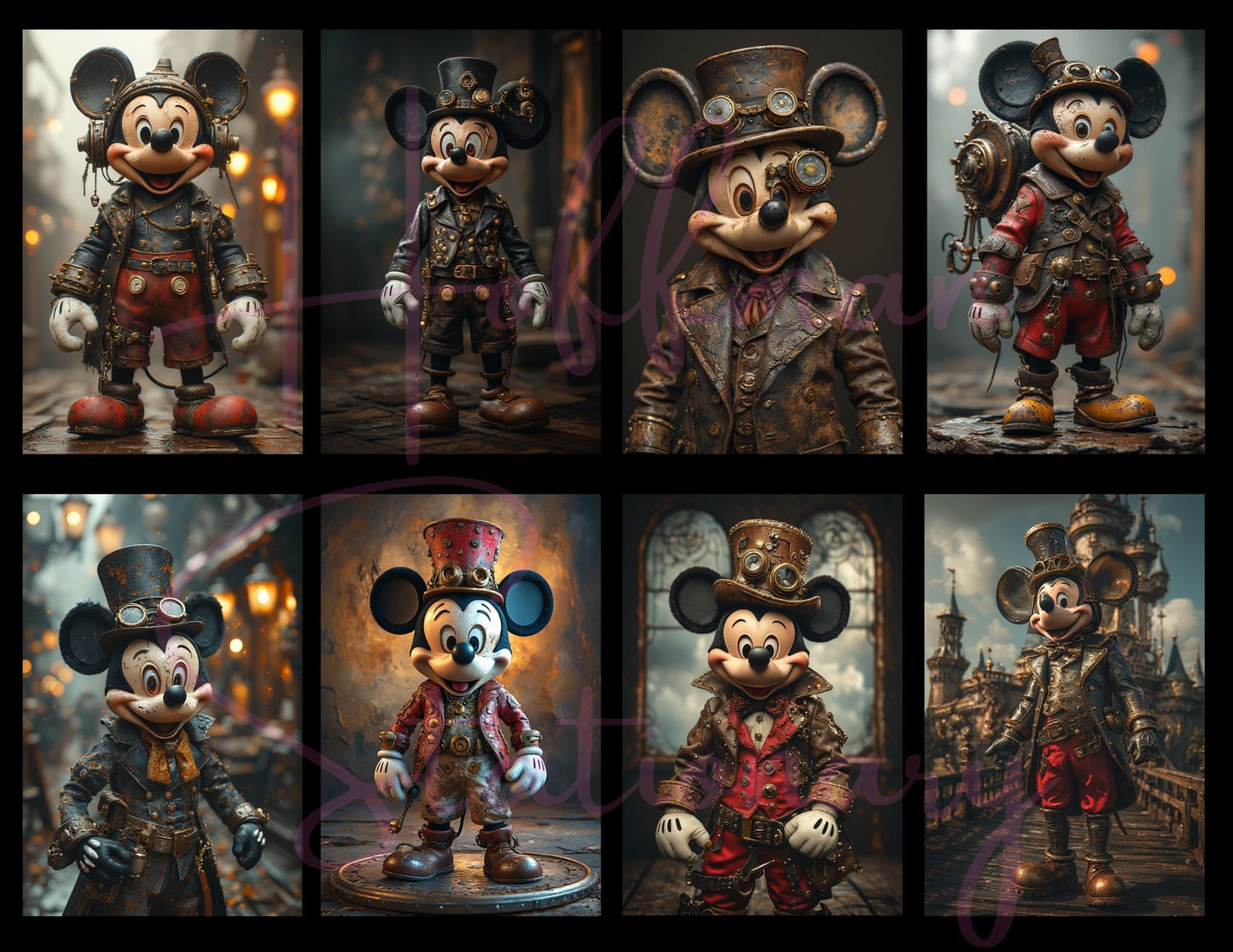 Steampunk Mickey - Digital Images FREE!!!!