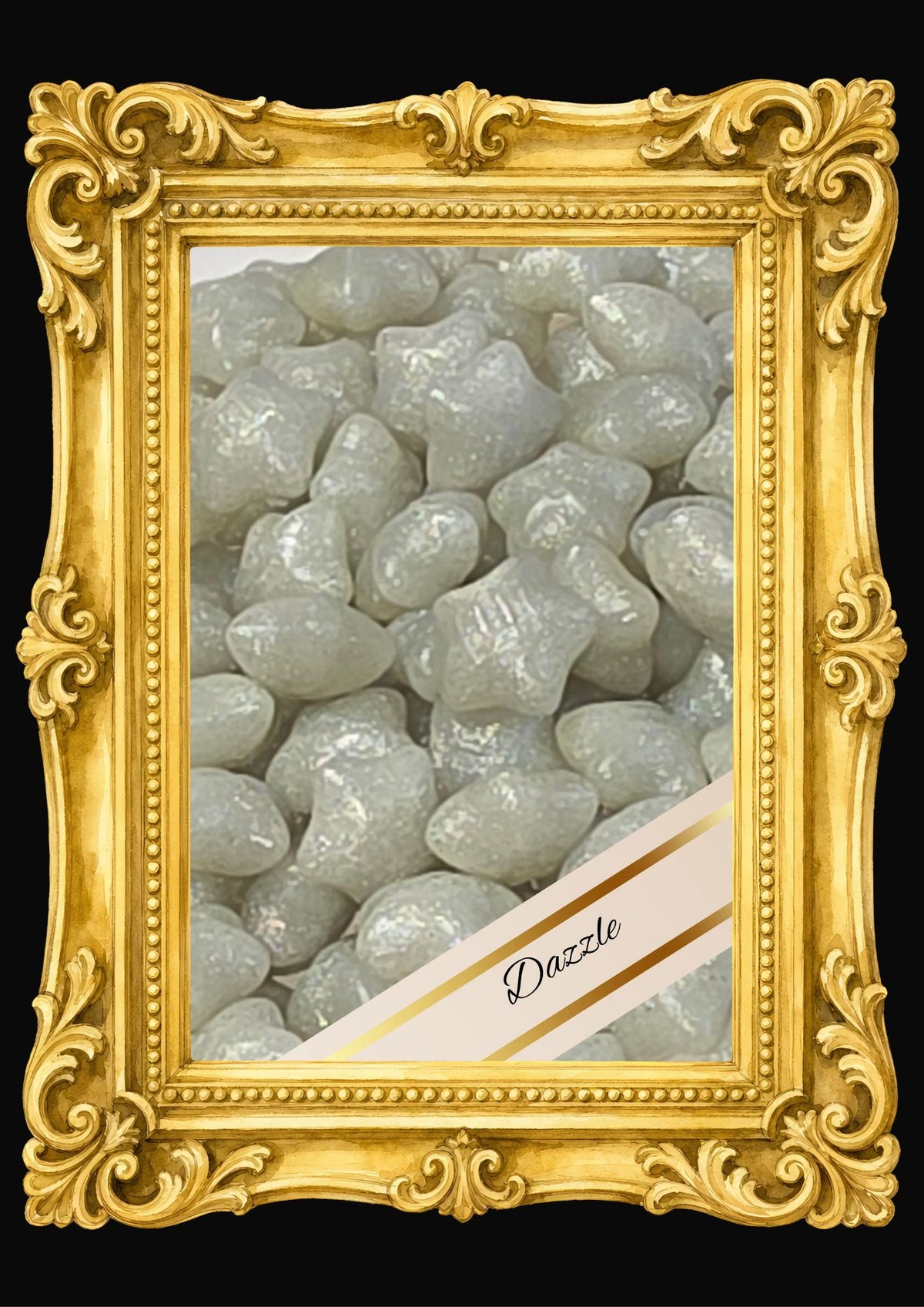 Wax Beads -White/Black