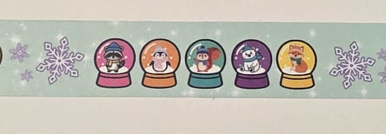 Snow Globe Friends Washi Tape