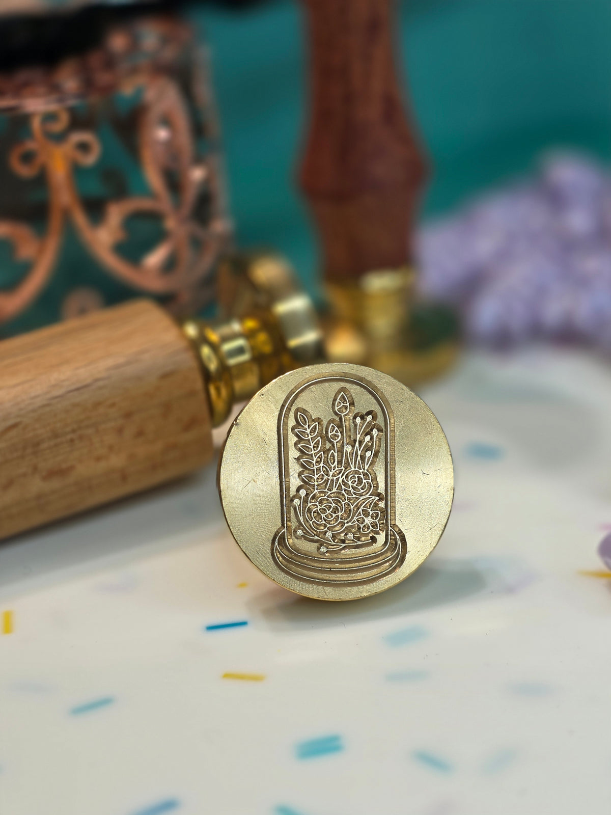 Flower Wax Seal Stamps