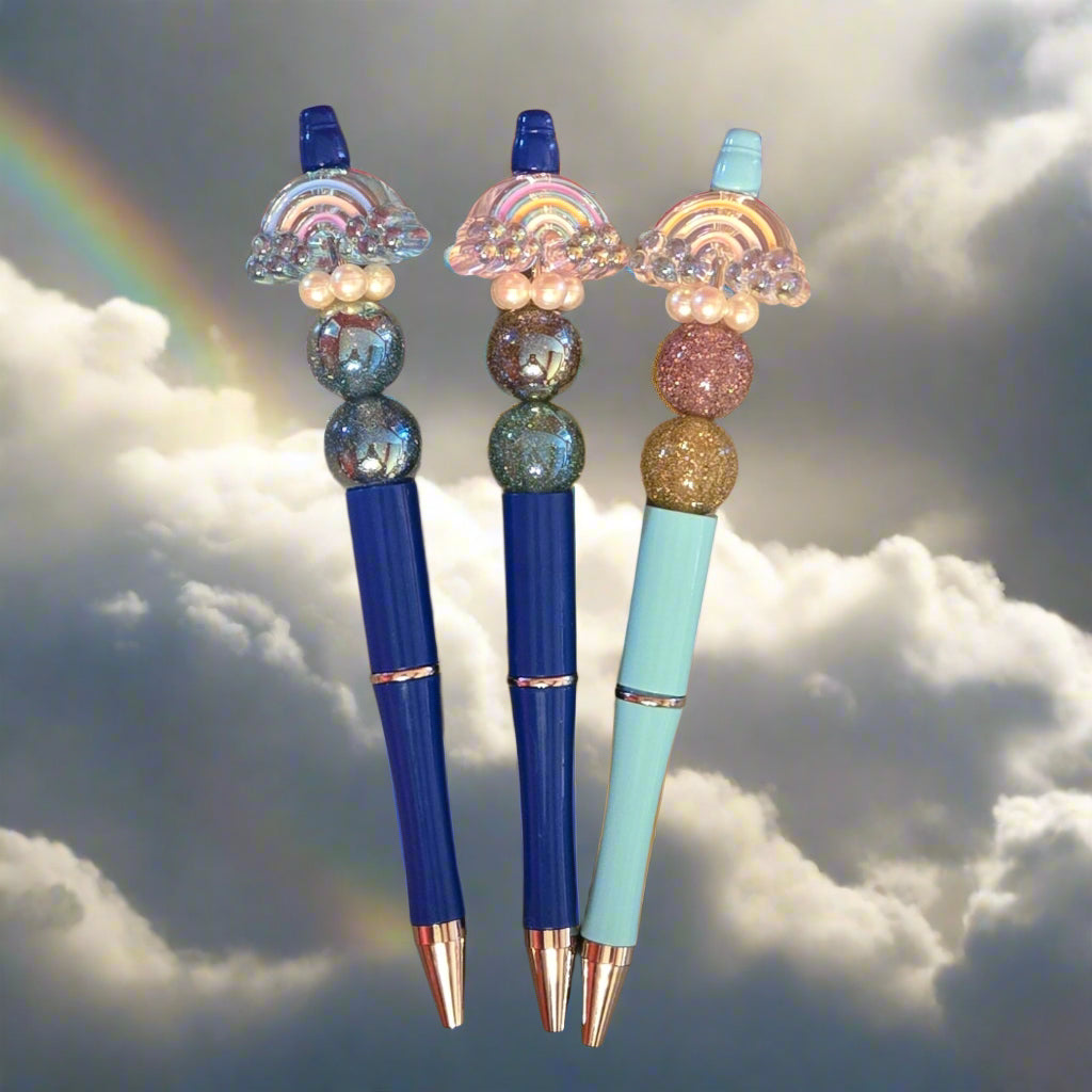 Beaded Pens - Rainbows and Unicorns