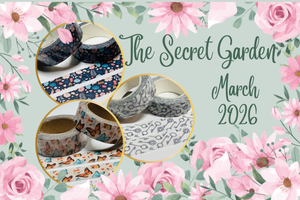 March Washi Tape Samples: The Secret Garden Edition