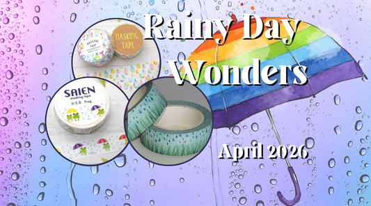 April Washi Tape Samples — A Month of Gentle Rains & Cozy Creativity