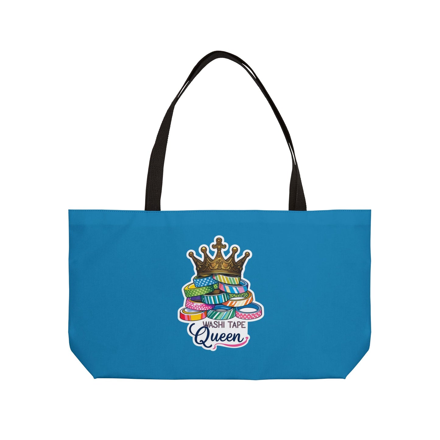 Wash Tape Queen Weekender Tote Bag, Crafting Tote, Gift for Crafters, Stylish Storage, Travel Tote, Fun and Functional