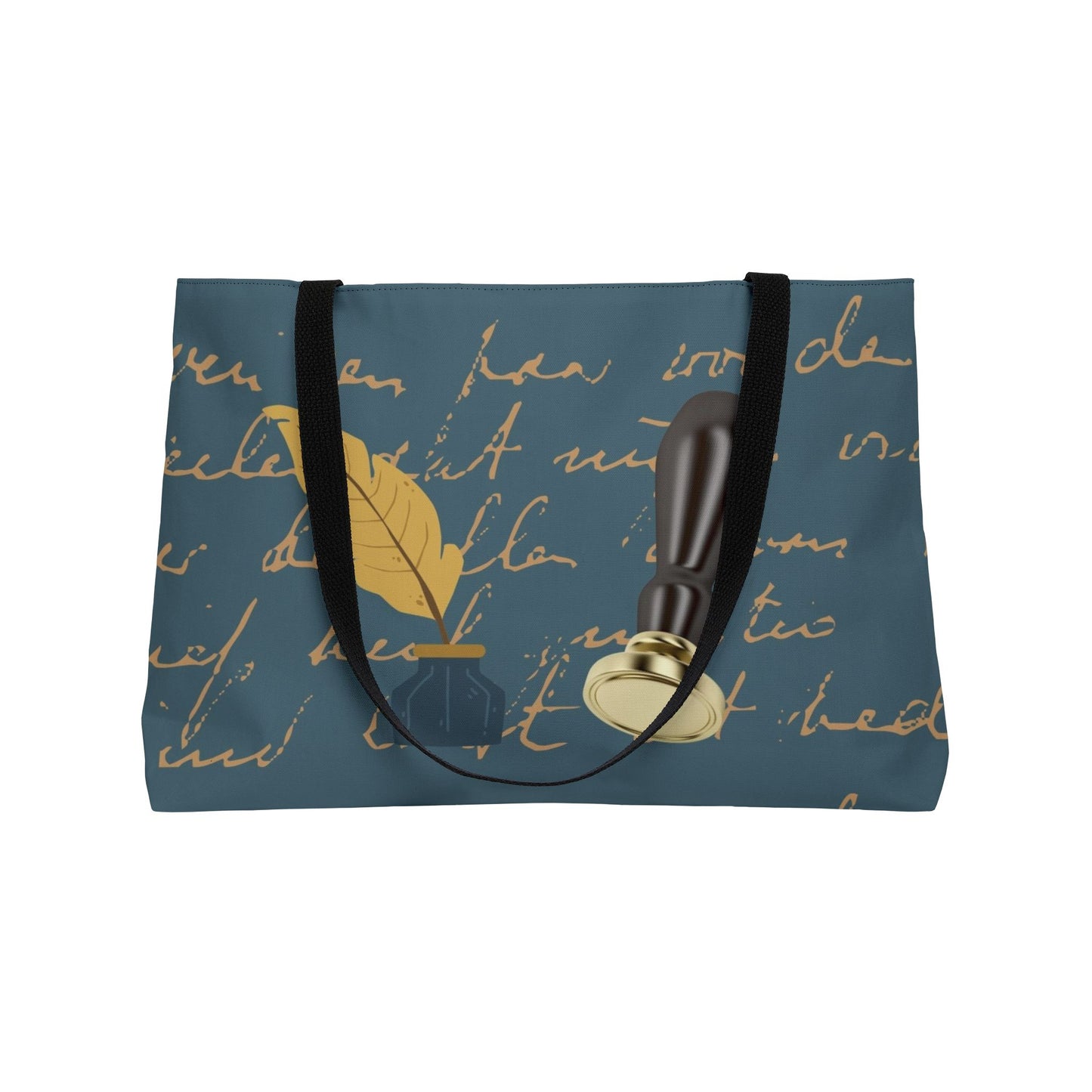 Copy of Rustic Literary Weekender Tote Bag, Vintage Travel Bag, Book Lover's Tote, Literary Gifts for Readers, Cute Carryall for Adventures