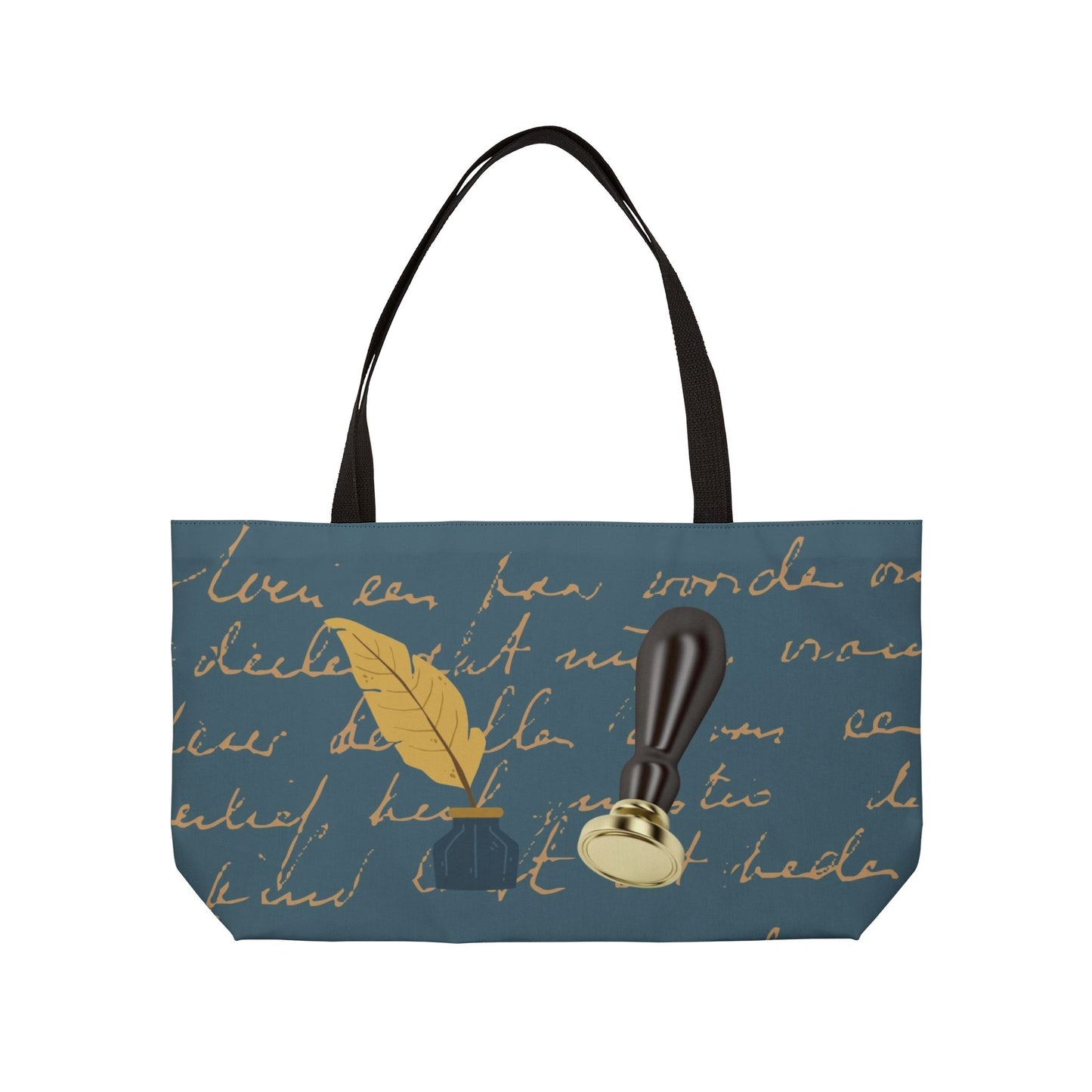 Copy of Rustic Literary Weekender Tote Bag, Vintage Travel Bag, Book Lover's Tote, Literary Gifts for Readers, Cute Carryall for Adventures