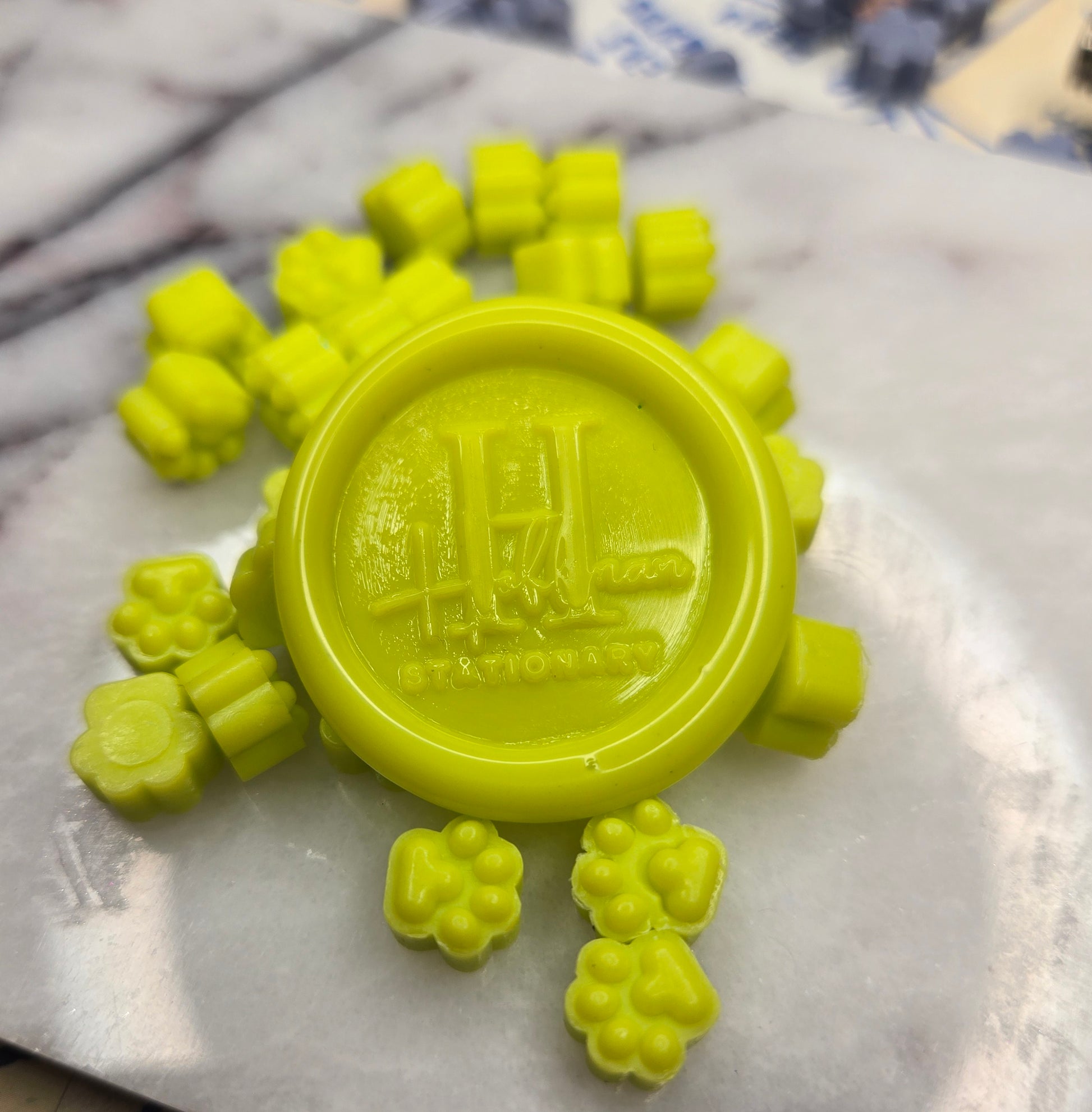 Electric lime green that sparks creativity