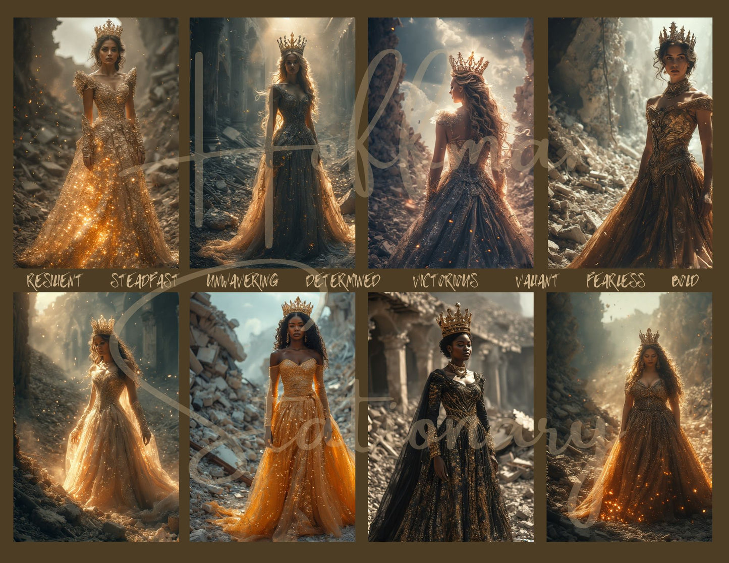 Post Apocalyptic Queens – Printable Digital Art