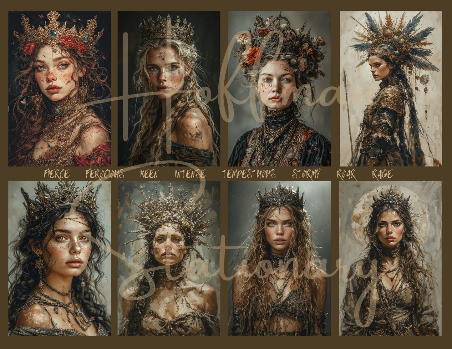 Post Apocalyptic Queens – Printable Digital Art