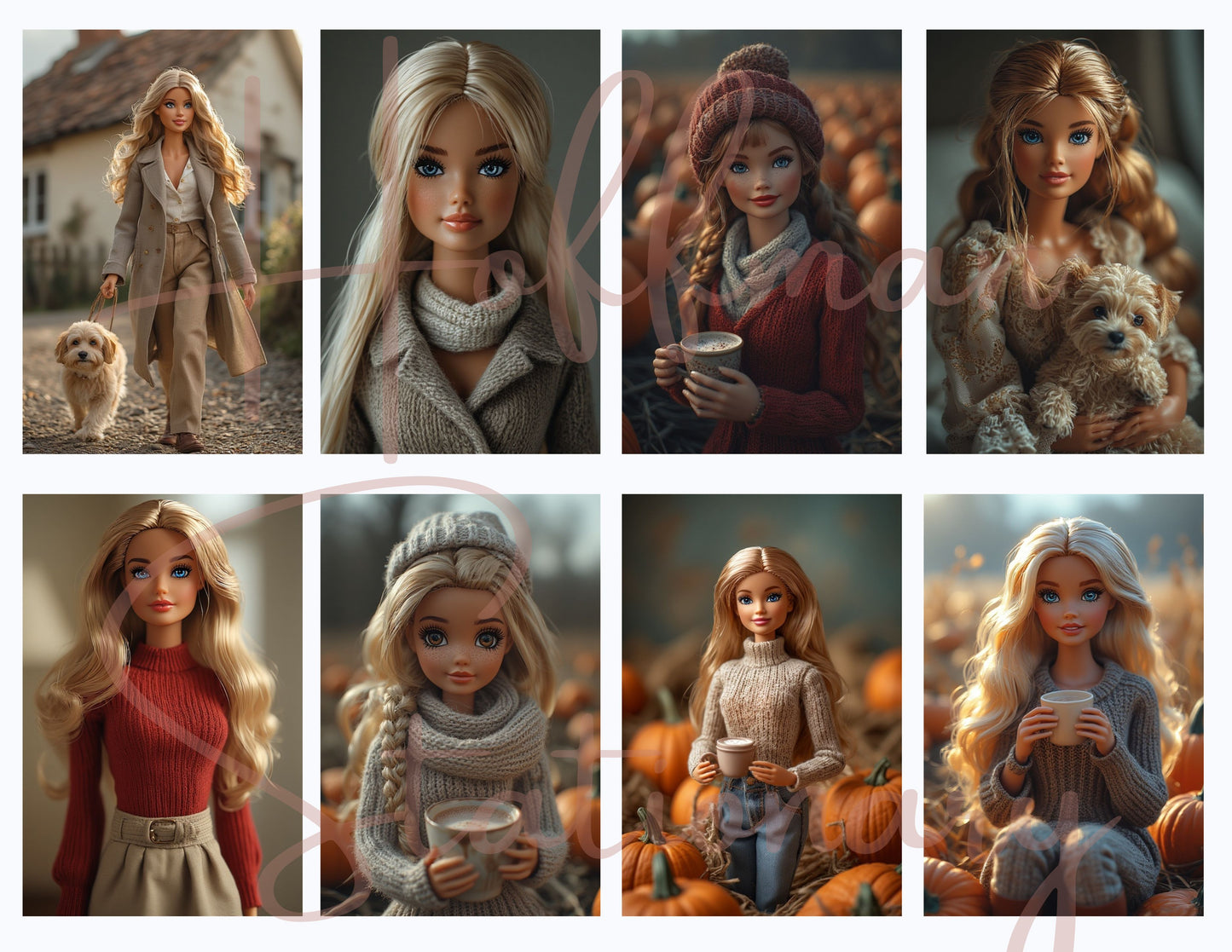 Cottage Core Barbie – Whimsical Digital Image Collection
