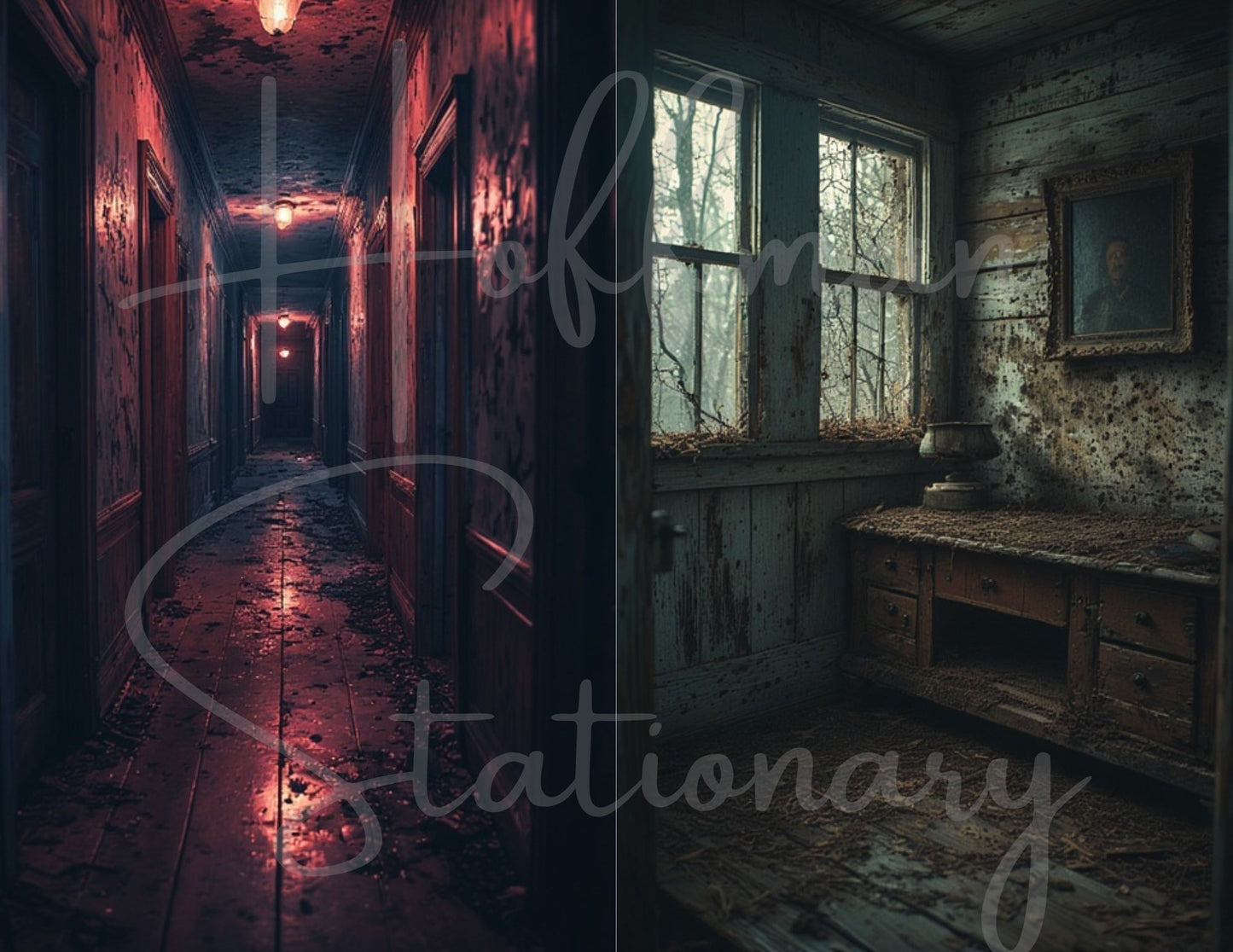 Haunted Backgrounds – Creepy Digital Image Collection