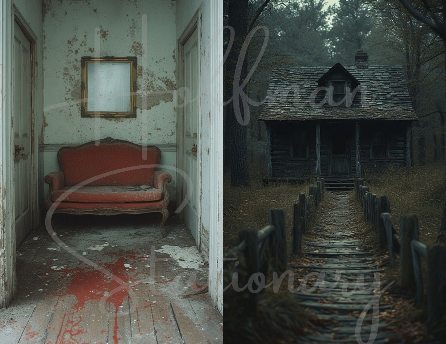 Haunted Backgrounds – Creepy Digital Image Collection