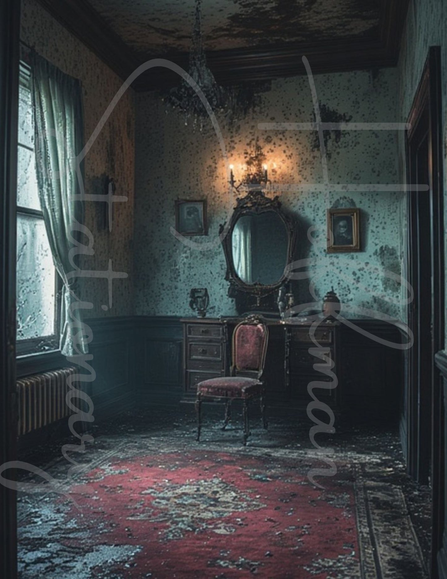 Haunted Backgrounds – Creepy Digital Image Collection