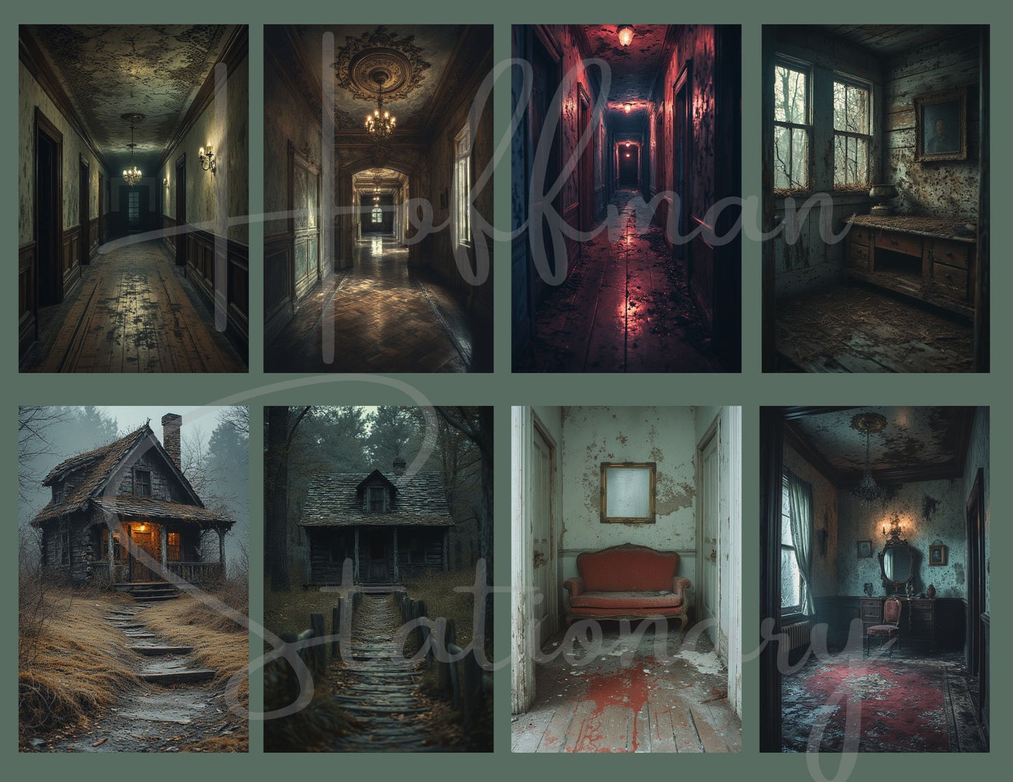 Haunted Backgrounds – Creepy Digital Image Collection