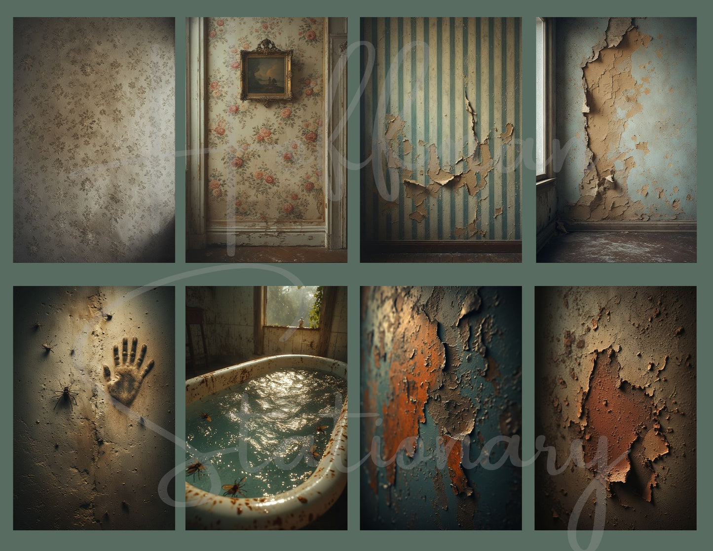Haunted Backgrounds – Creepy Digital Image Collection