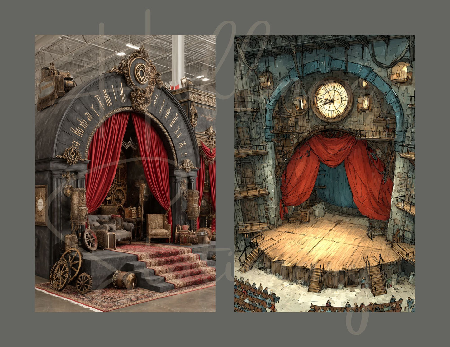 In the Band – Steampunk Musicians Digital Art Collection