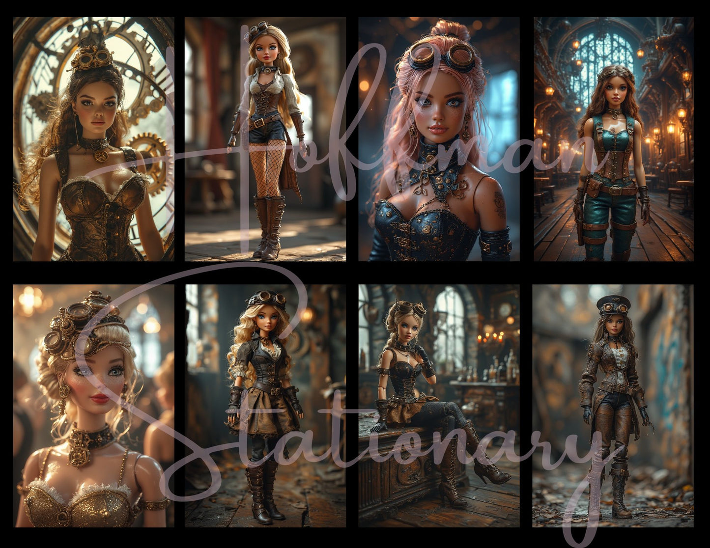 Steampunk Barbie - Digital Images