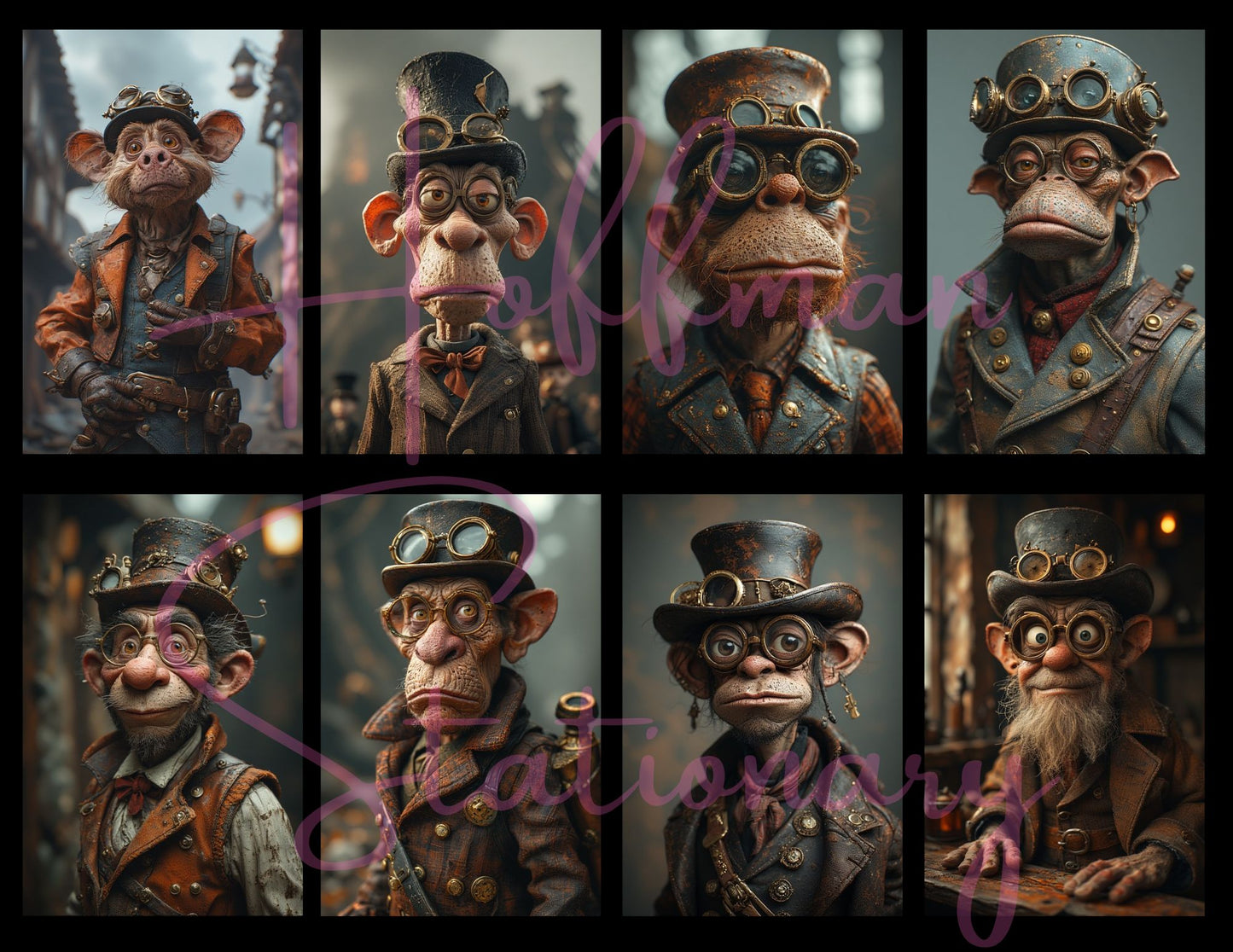 Steampunk Misfits - Digital Images