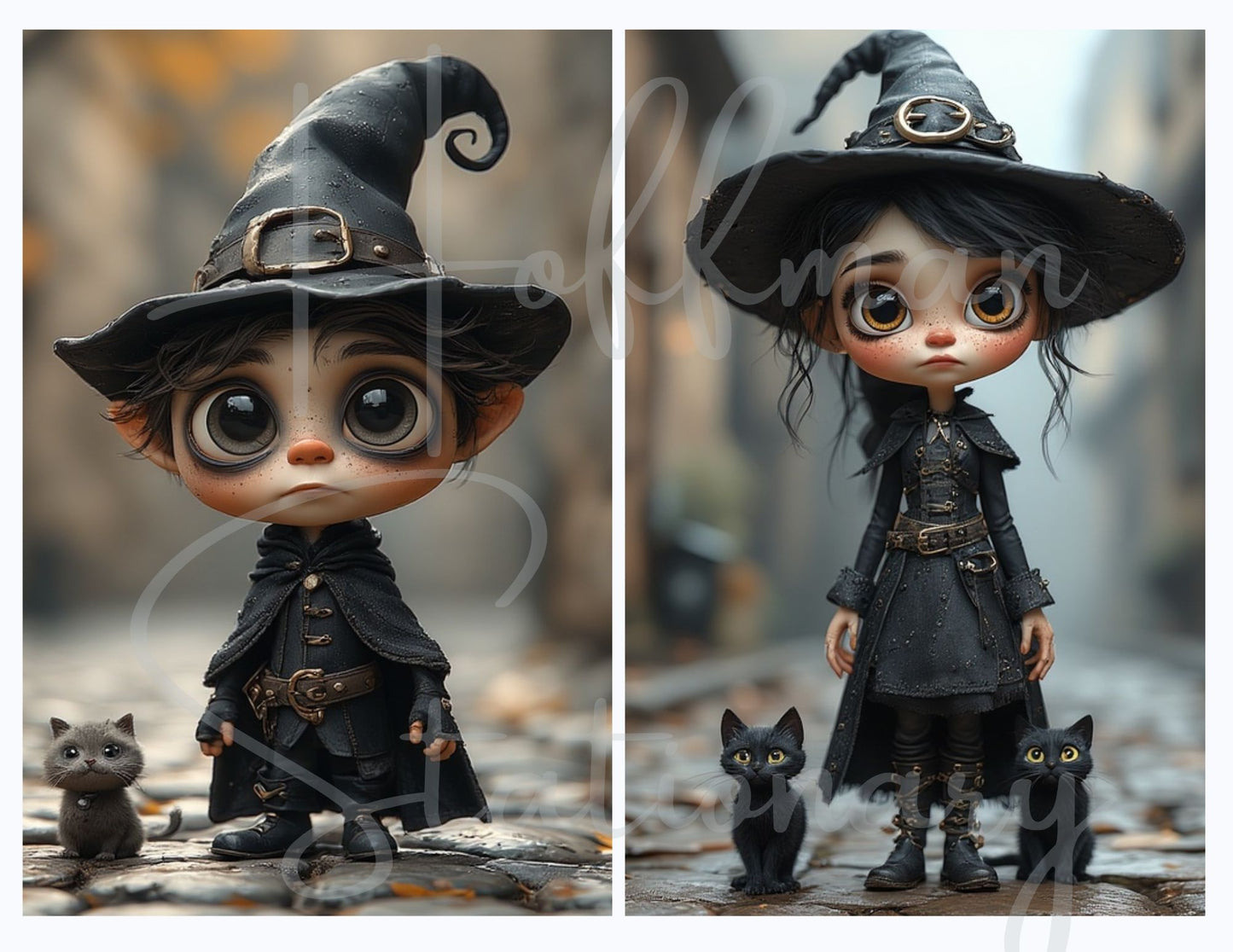 Little Witches – Adorable & Whimsical Digital Image Collection