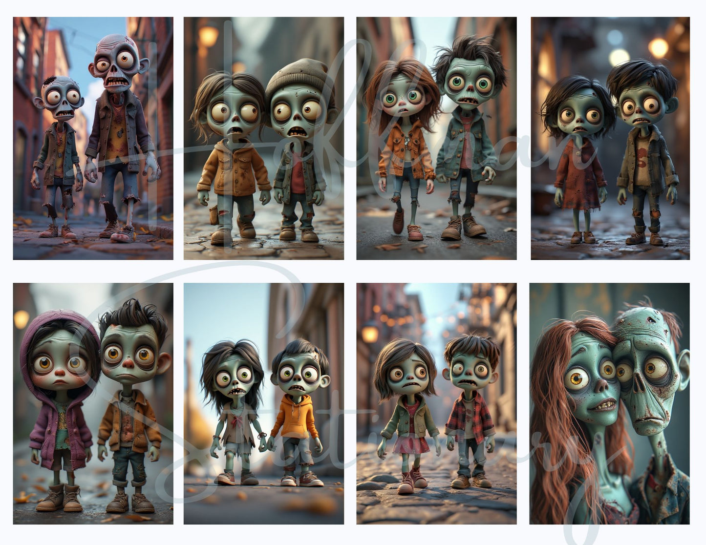 Zombie Darlings – Creepy-Cute Digital Image Collection