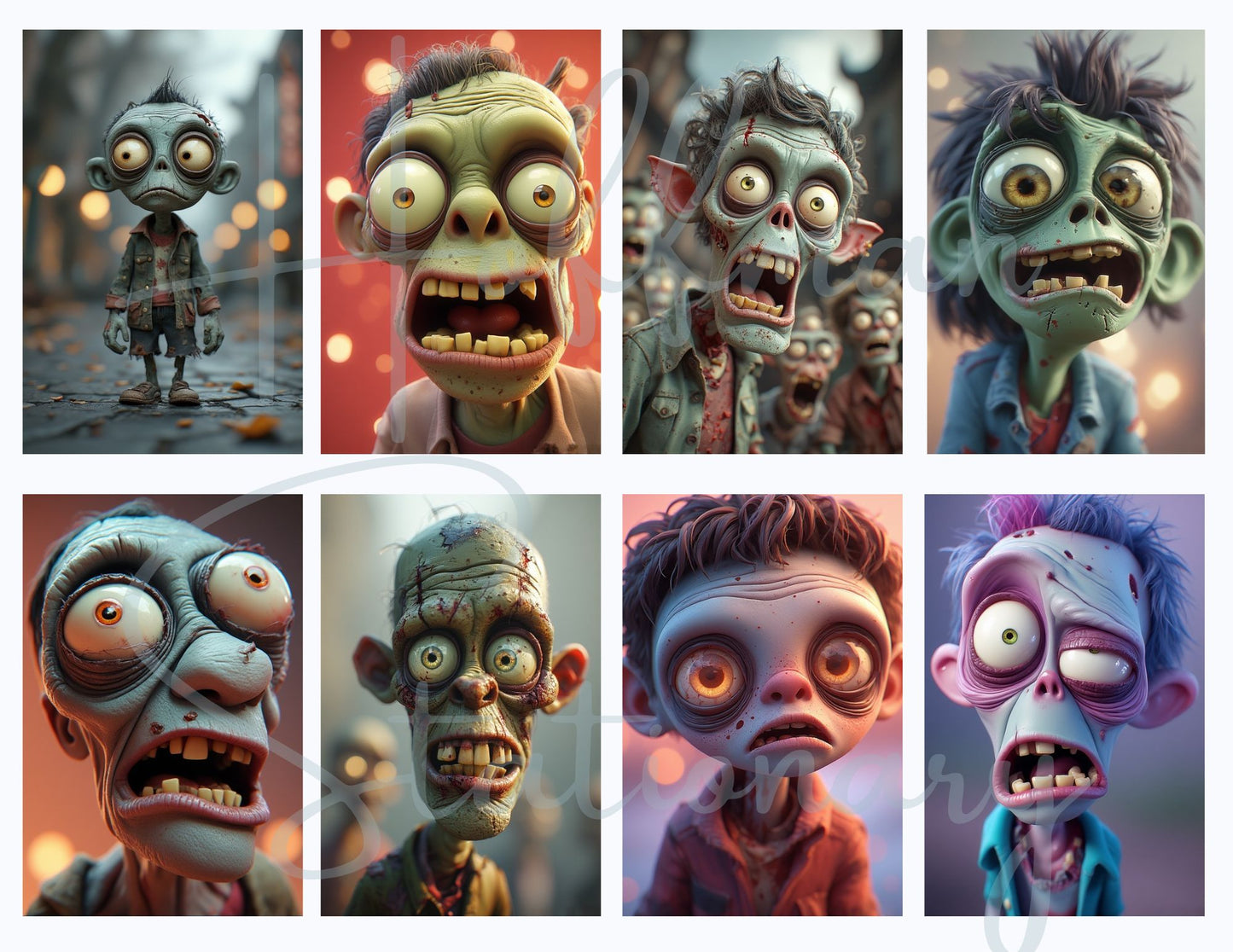 Zombie Darlings – Creepy-Cute Digital Image Collection