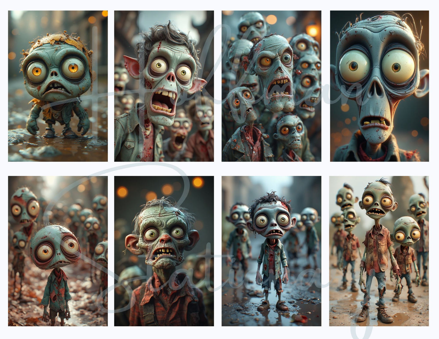 Zombie Darlings – Creepy-Cute Digital Image Collection
