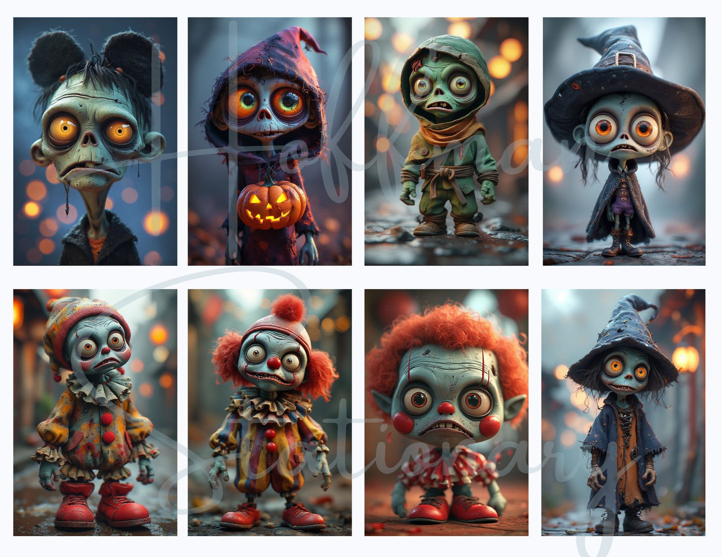 Zombie Darlings – Creepy-Cute Digital Image Collection