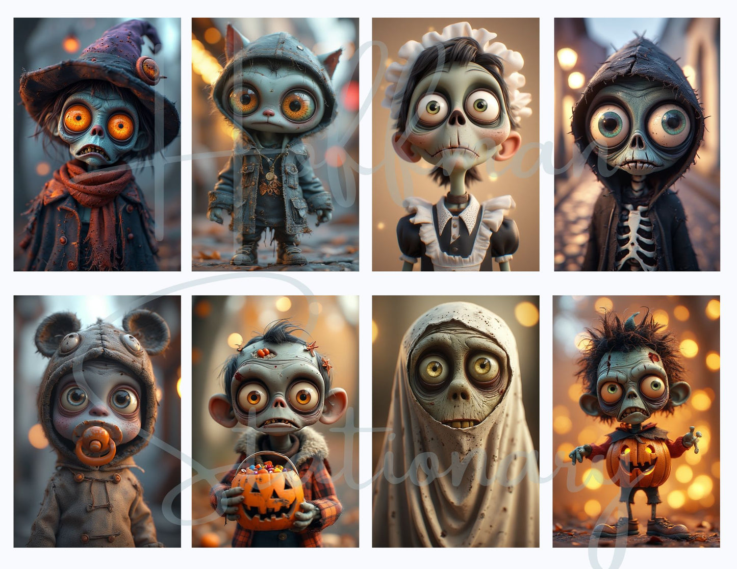 Zombie Darlings – Creepy-Cute Digital Image Collection
