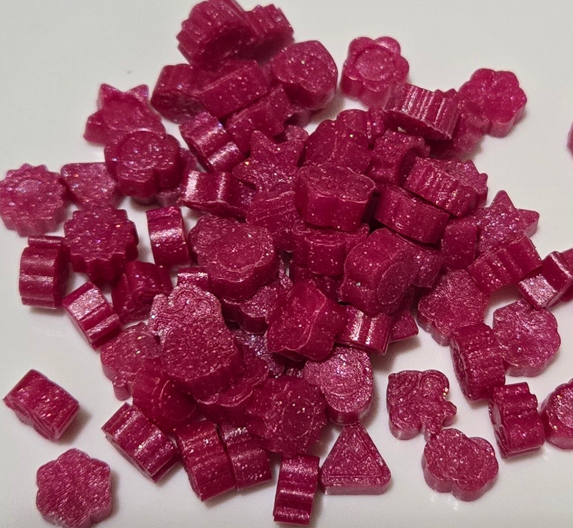 A luscious fusion of deep pink and ripe red