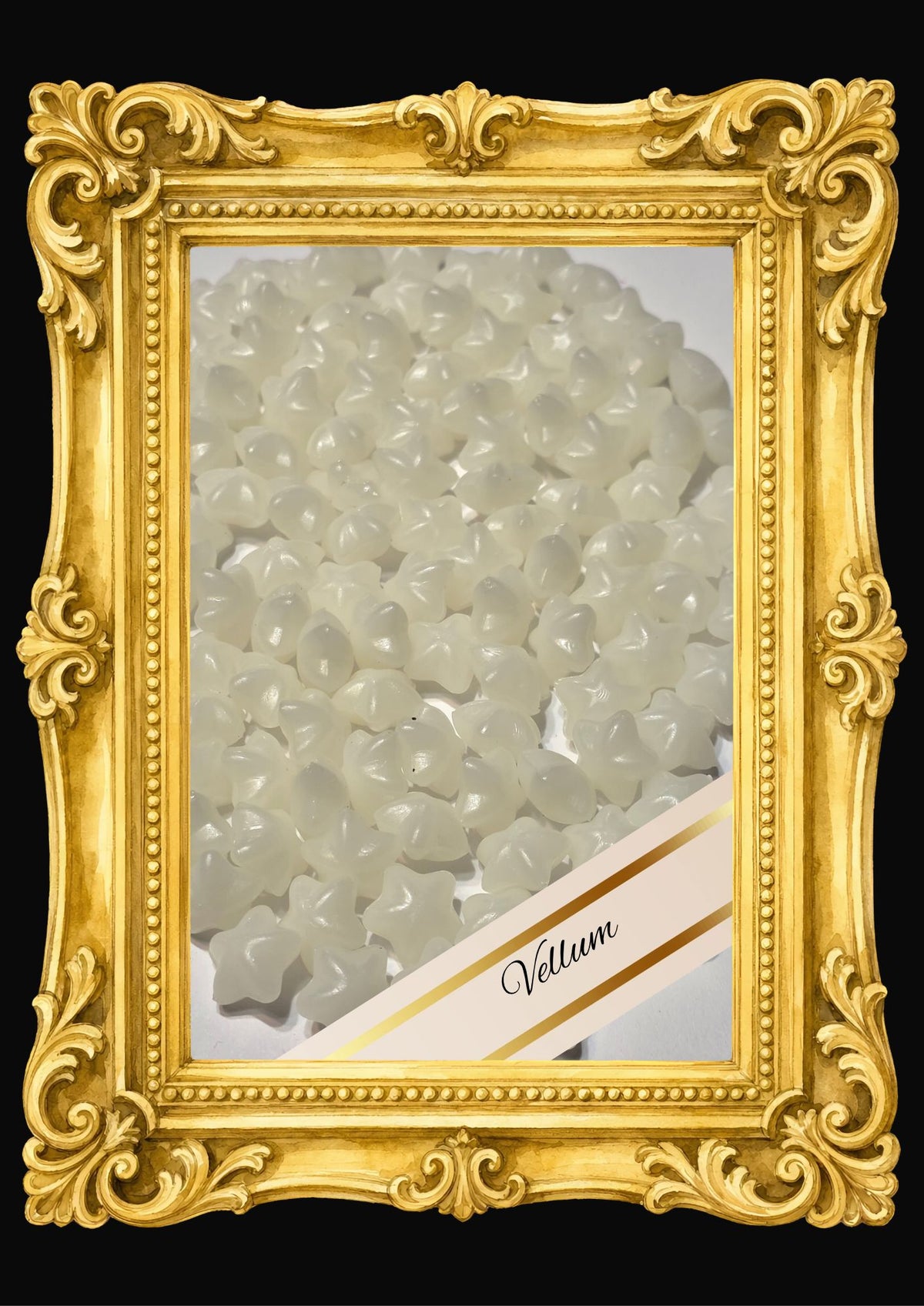Wax Beads -White/Black