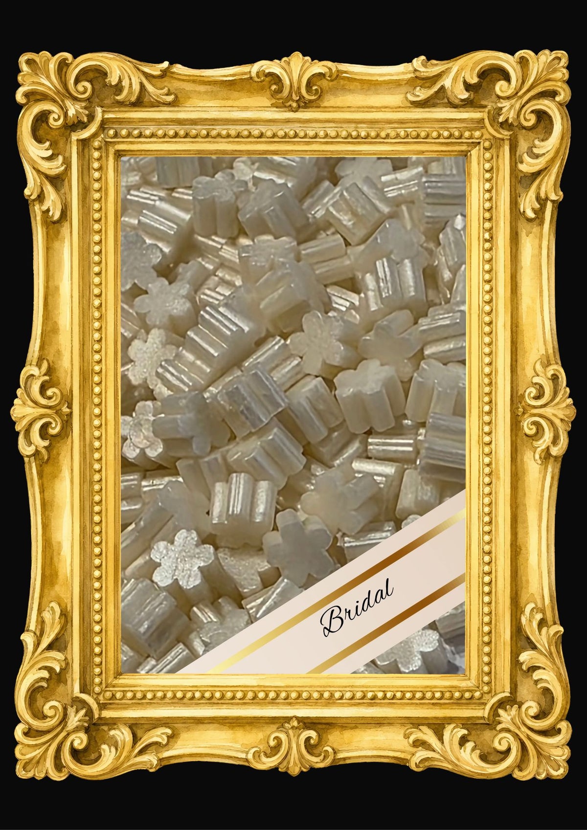 Wax Beads -White/Black