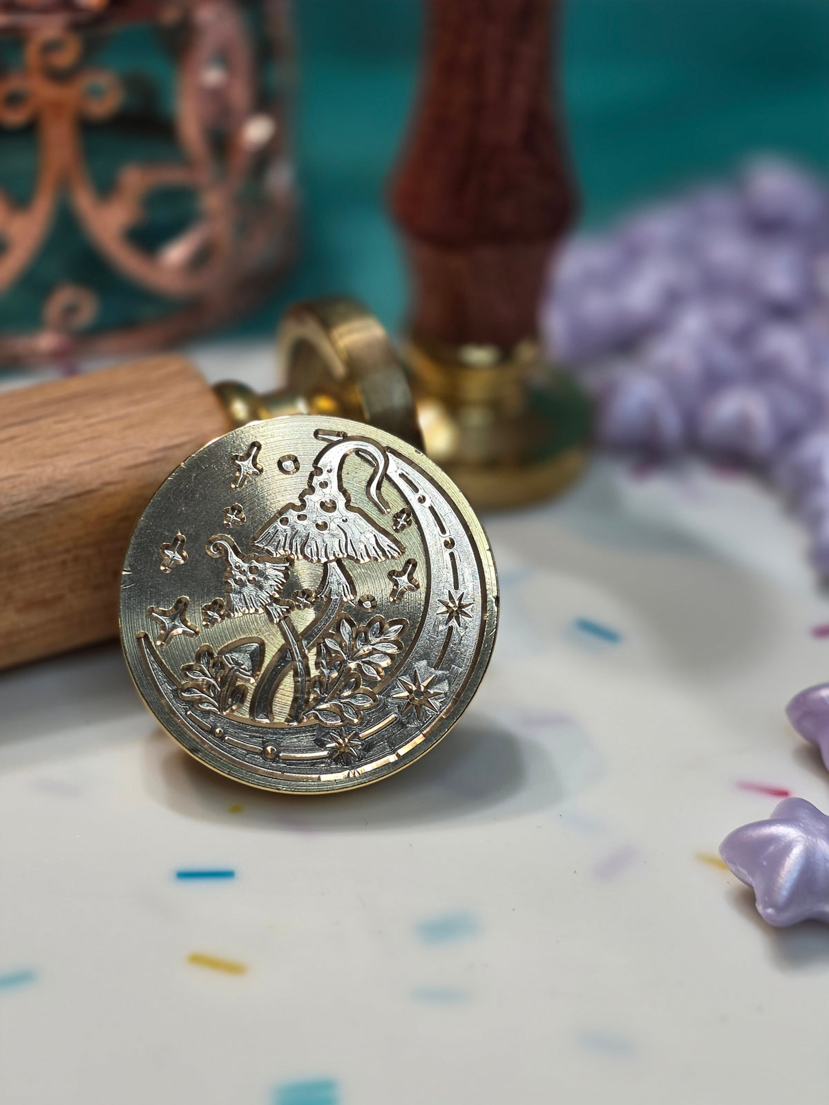 Mushroom Wax Seal Stamps