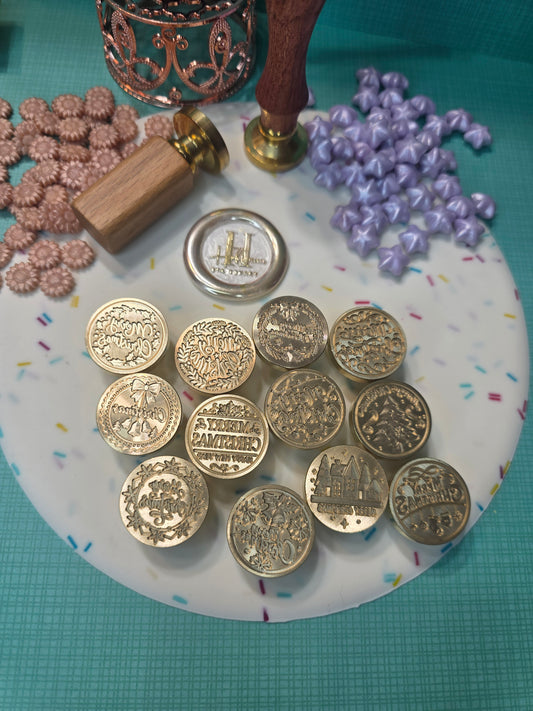 Merry Christmas Wax Seal Stamps