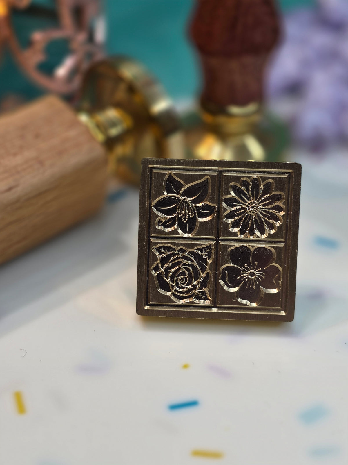 Flower Wax Seal Stamps
