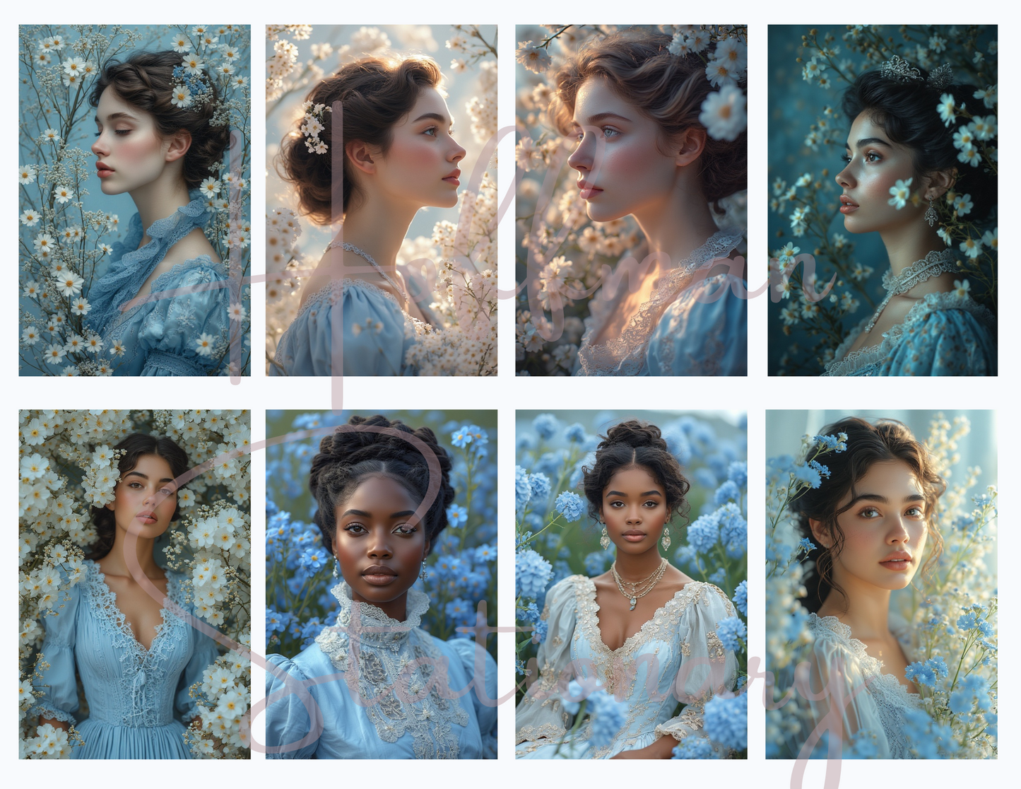 Victorian Elegance in Bloom – A Romantic Digital Image Collection