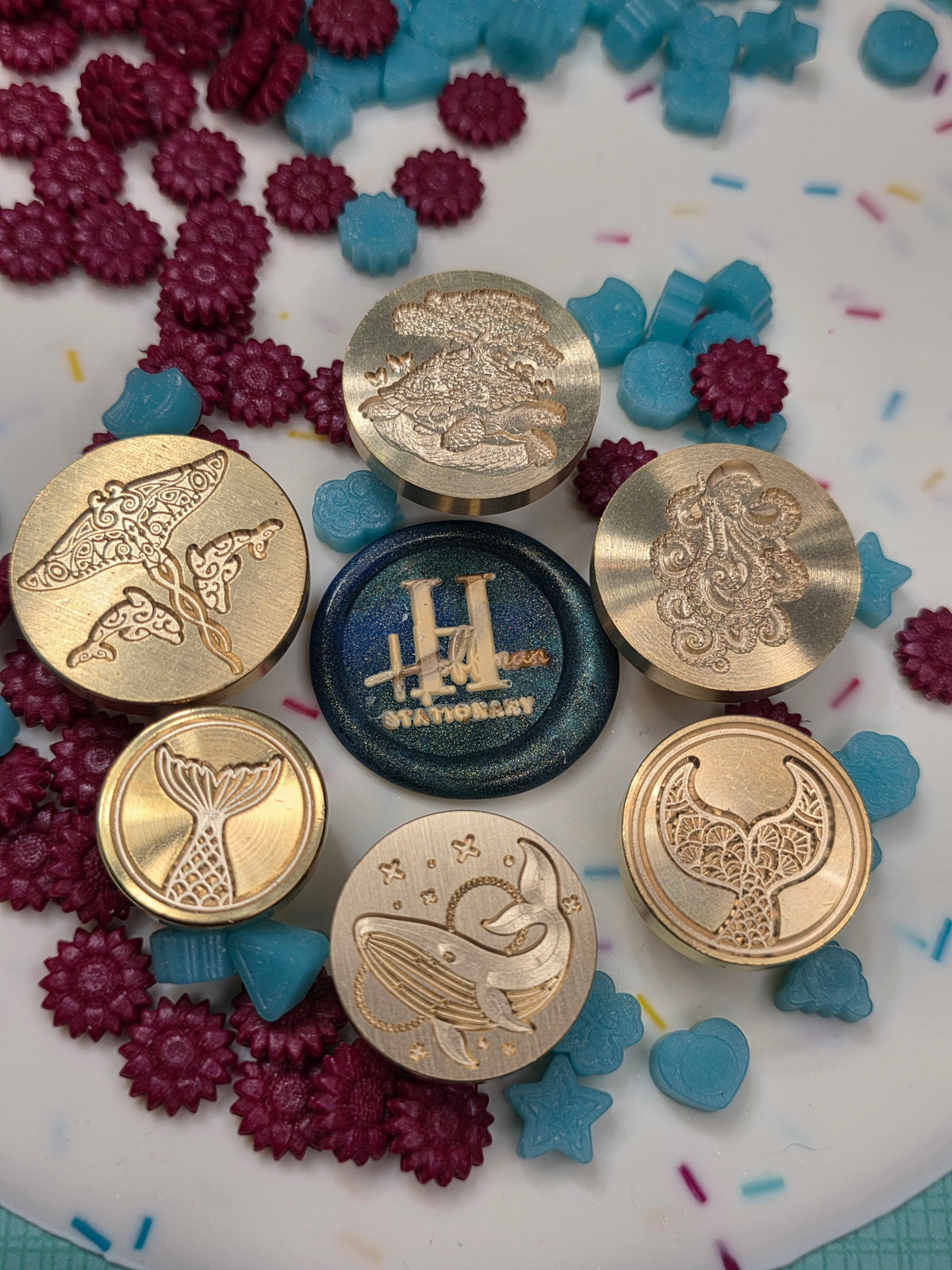Ocean Wax Seal Stamp