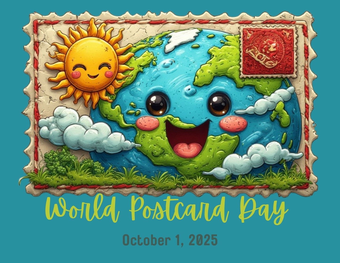 World Postcard Day 2025 free digital images