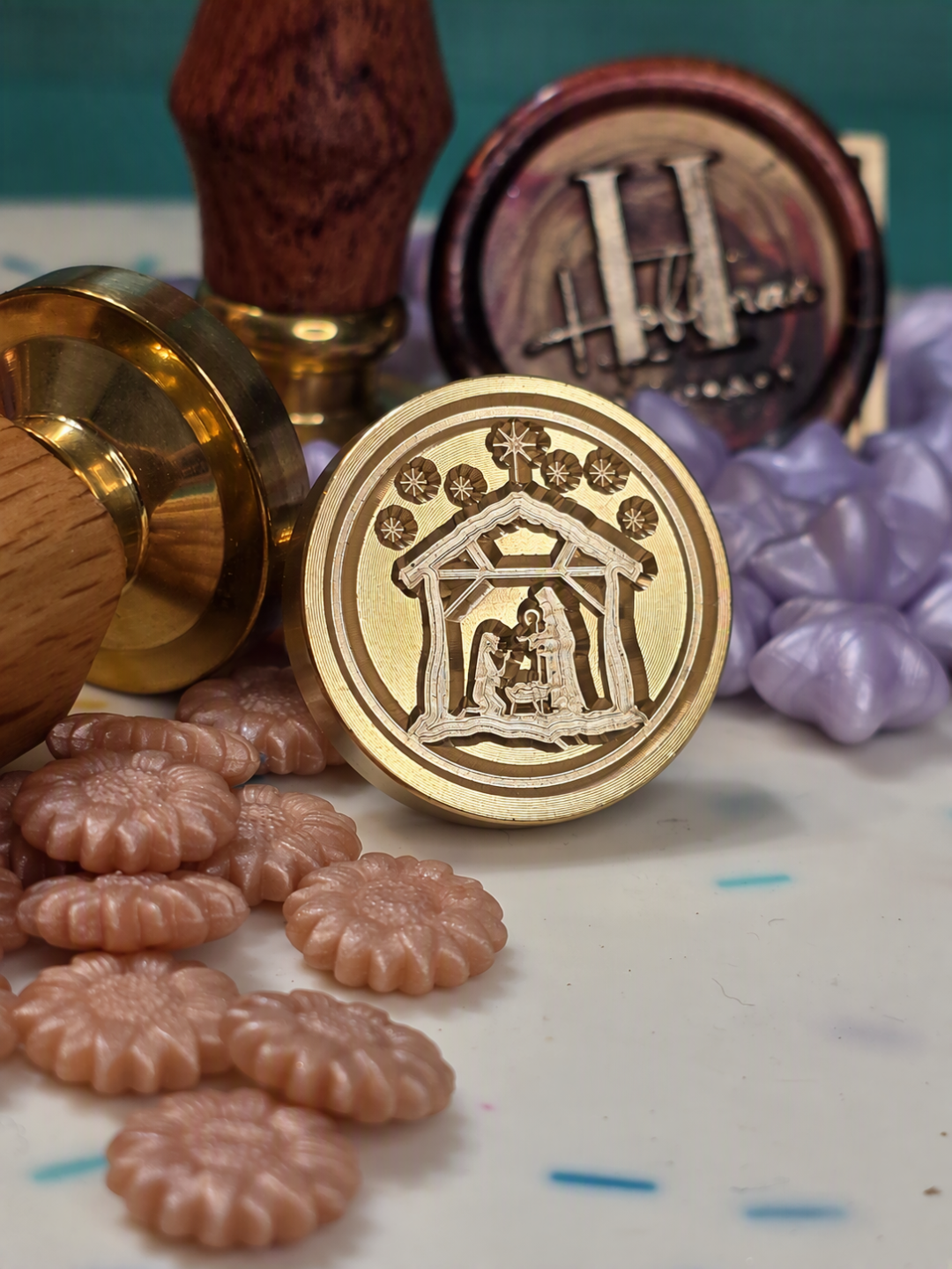 Christmas Symbols Wax Seal Stamps