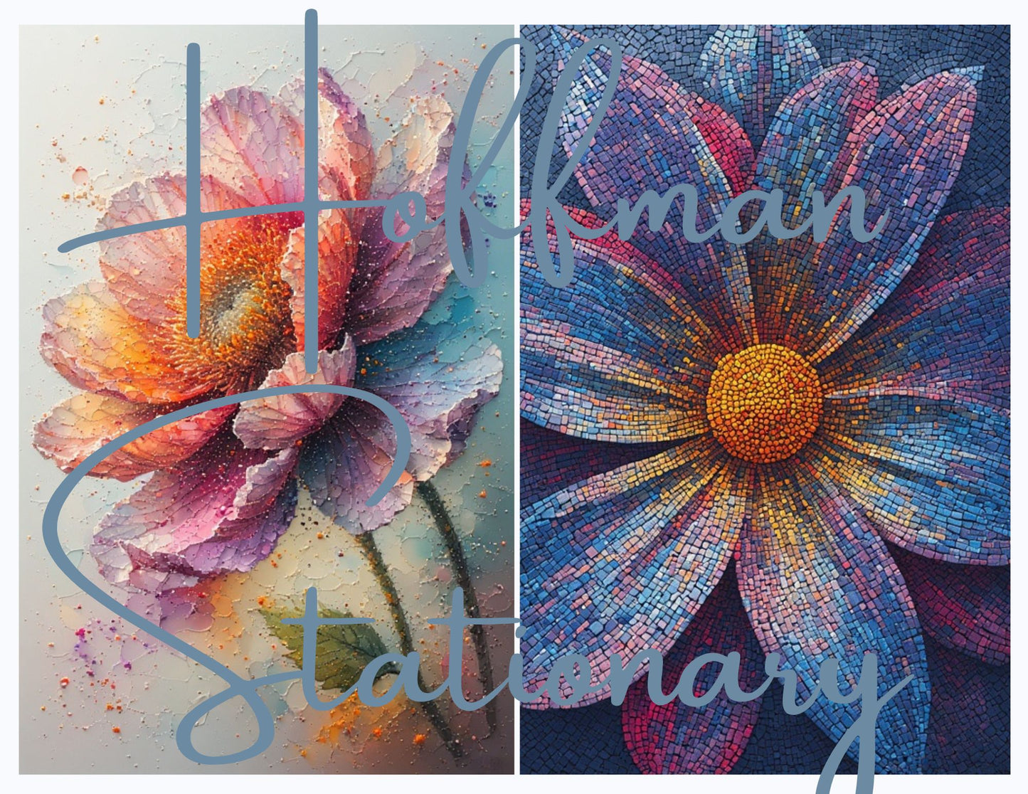 Mosaic Flowers – A Colorful Digital Image Collection