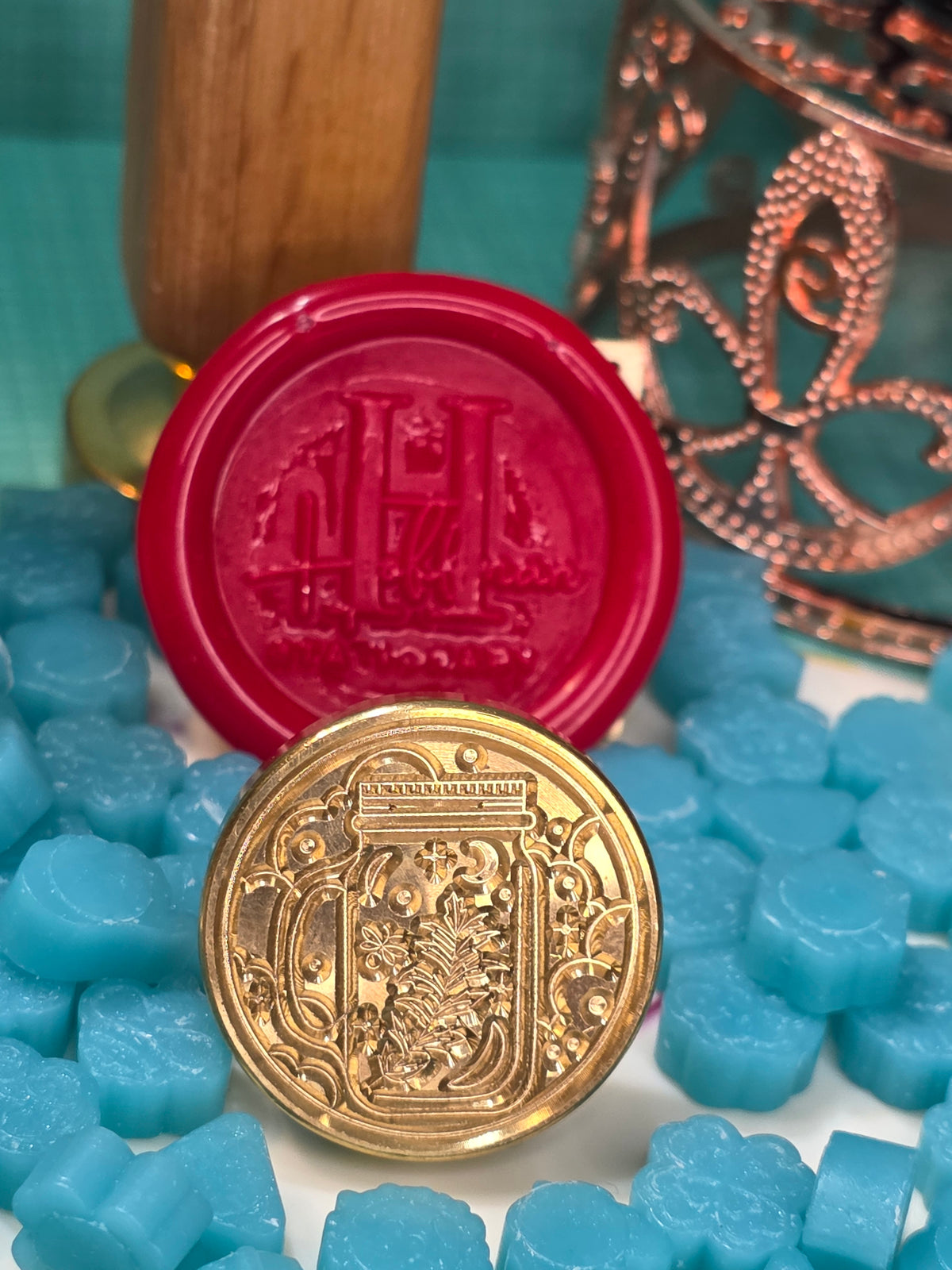 Plant Wax Seal Stamps
