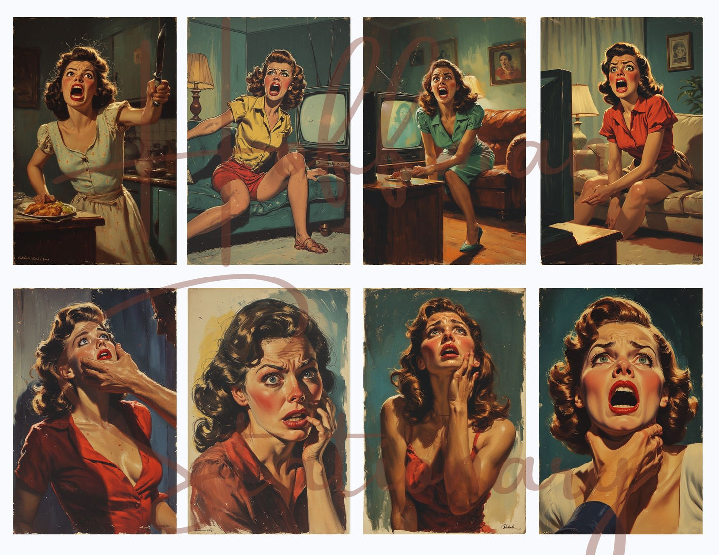 Dames in Danger – A Vintage Pulp Image Collection