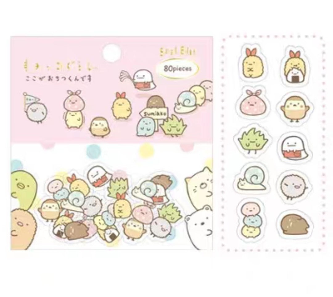 Sumikko Gurashi & Friends Flake Sticker Packs