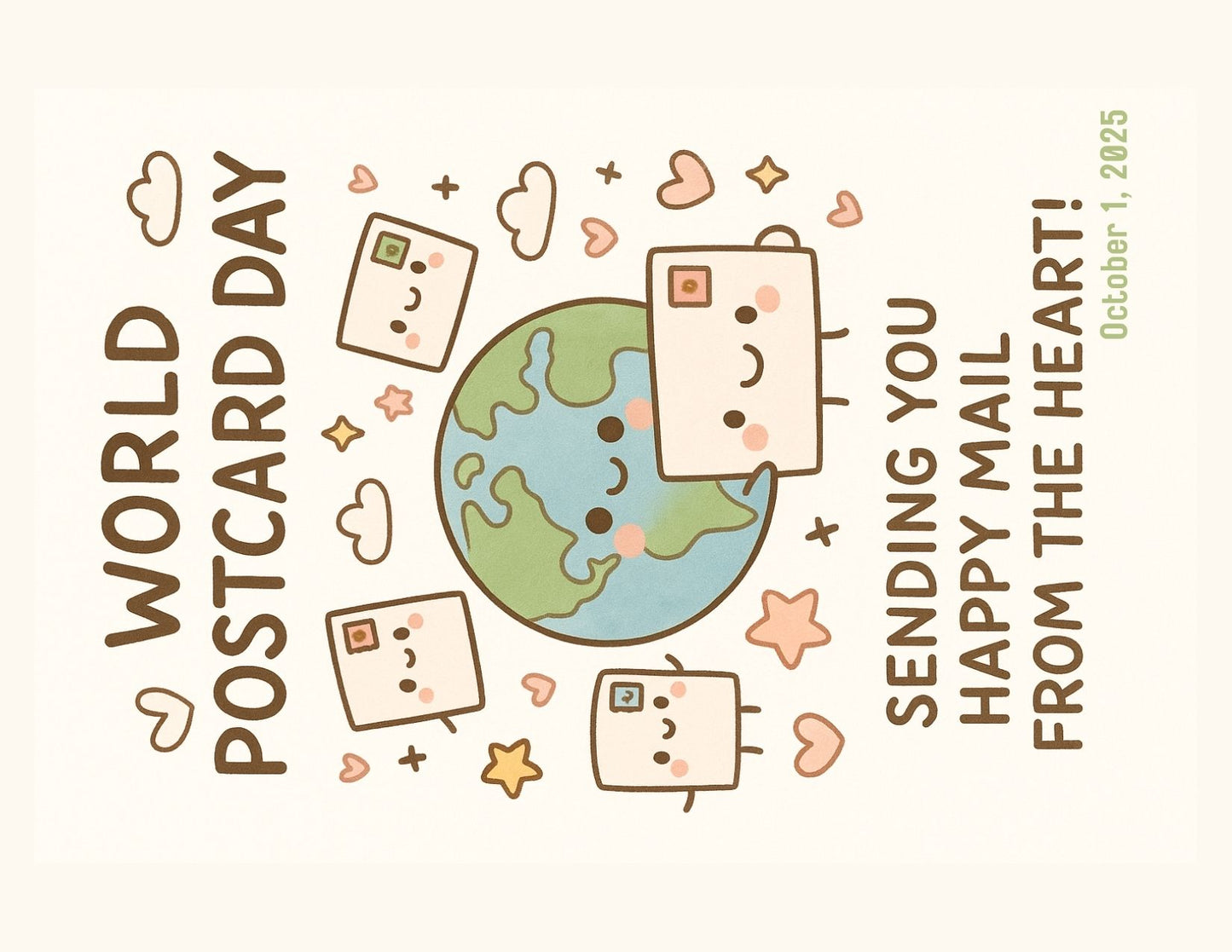 World Postcard Day 2025 free digital images