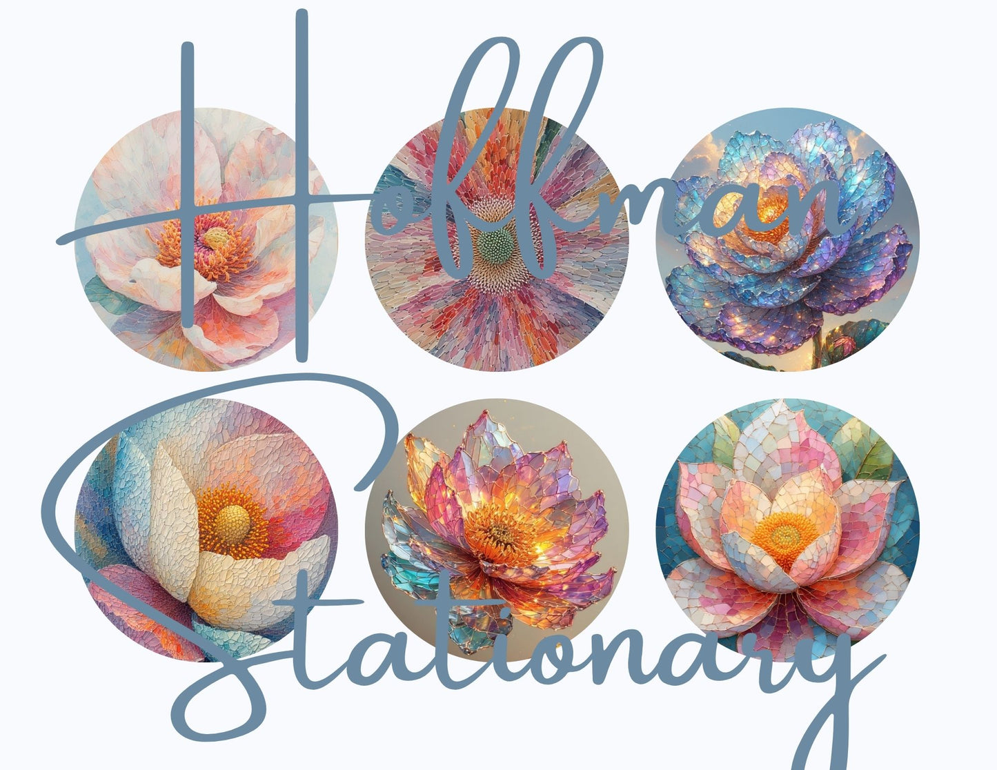 Mosaic Flowers – A Colorful Digital Image Collection
