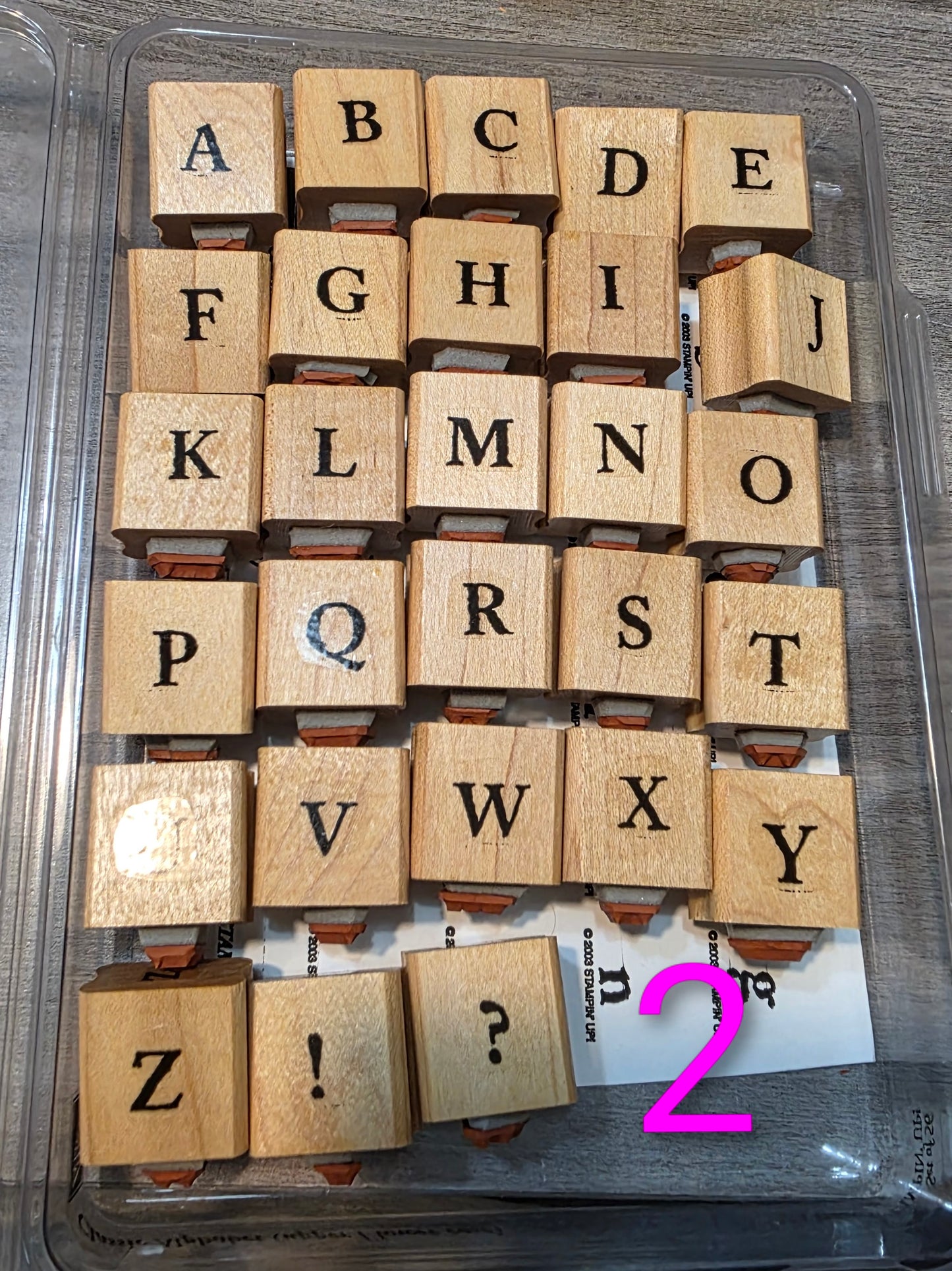 Alphabet Stamp Sets