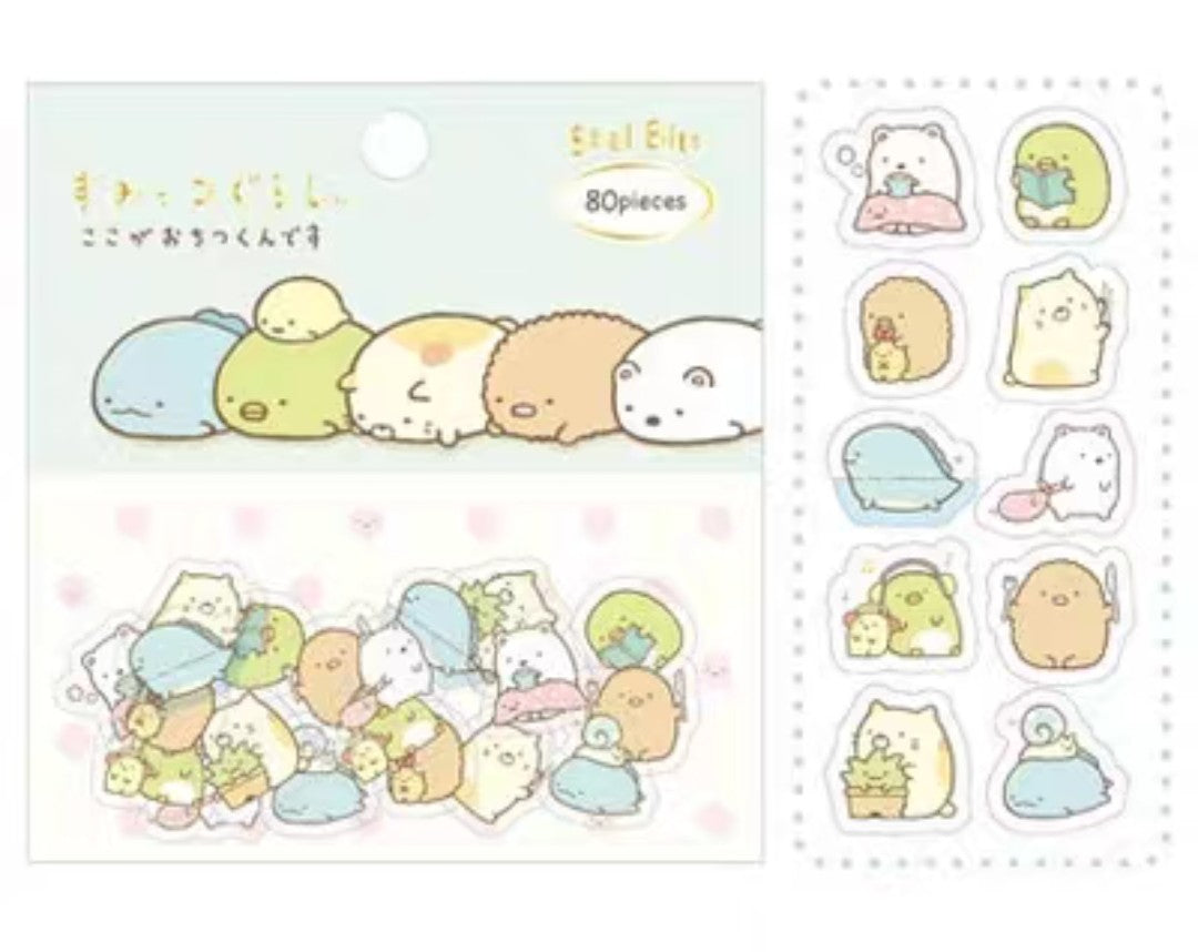 Sumikko Gurashi & Friends Flake Sticker Packs