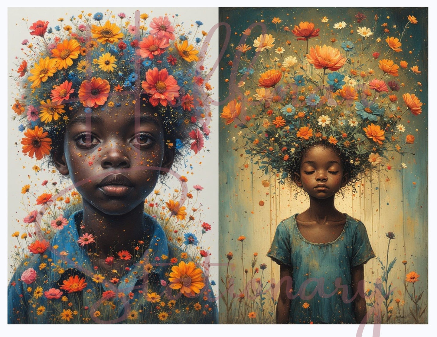 Blossom Children – A Watercolor Whimsy Collection