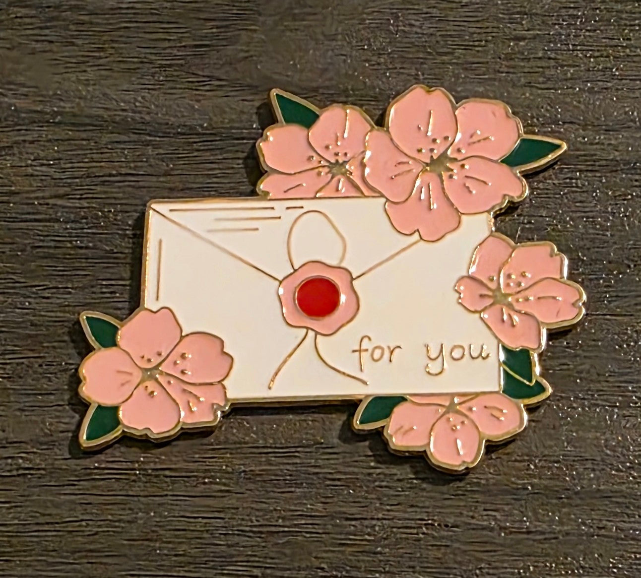 "For you" Blossom Envelope Magnet